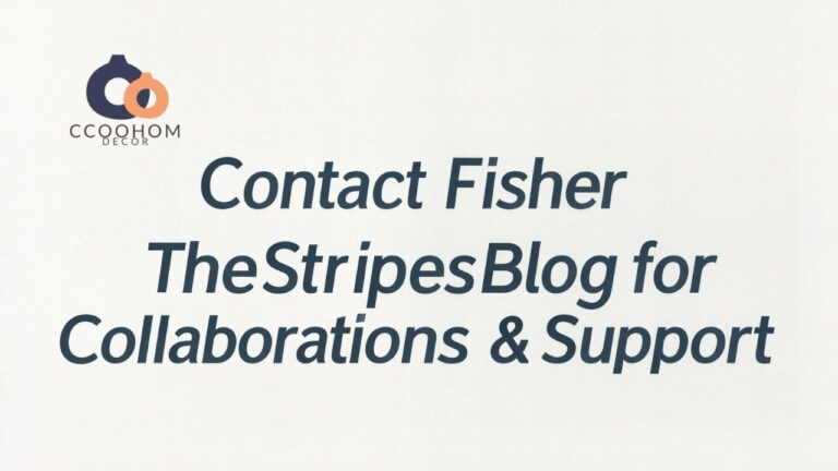 Contact Fisher TheStripesBlog for Collaborations & Support