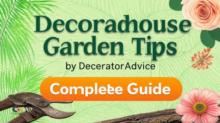 Decoradhouse Garden Tips by DecoratorAdvice