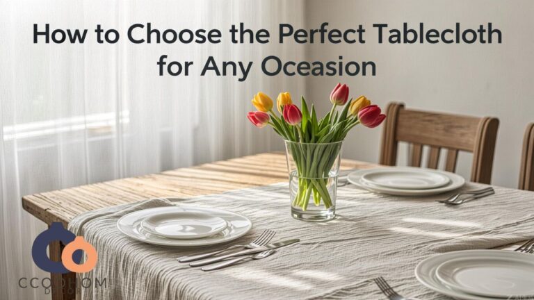 How to Choose the Perfect Tablecloth for Any Occasion