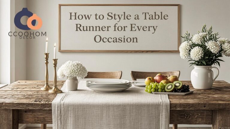 How to Style a Table Runner for Every Occasion