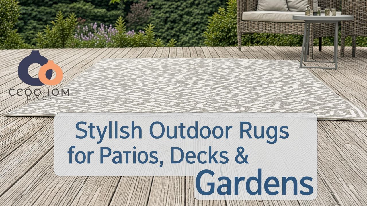 Stylish Outdoor Rugs for Patios, Decks & Gardens