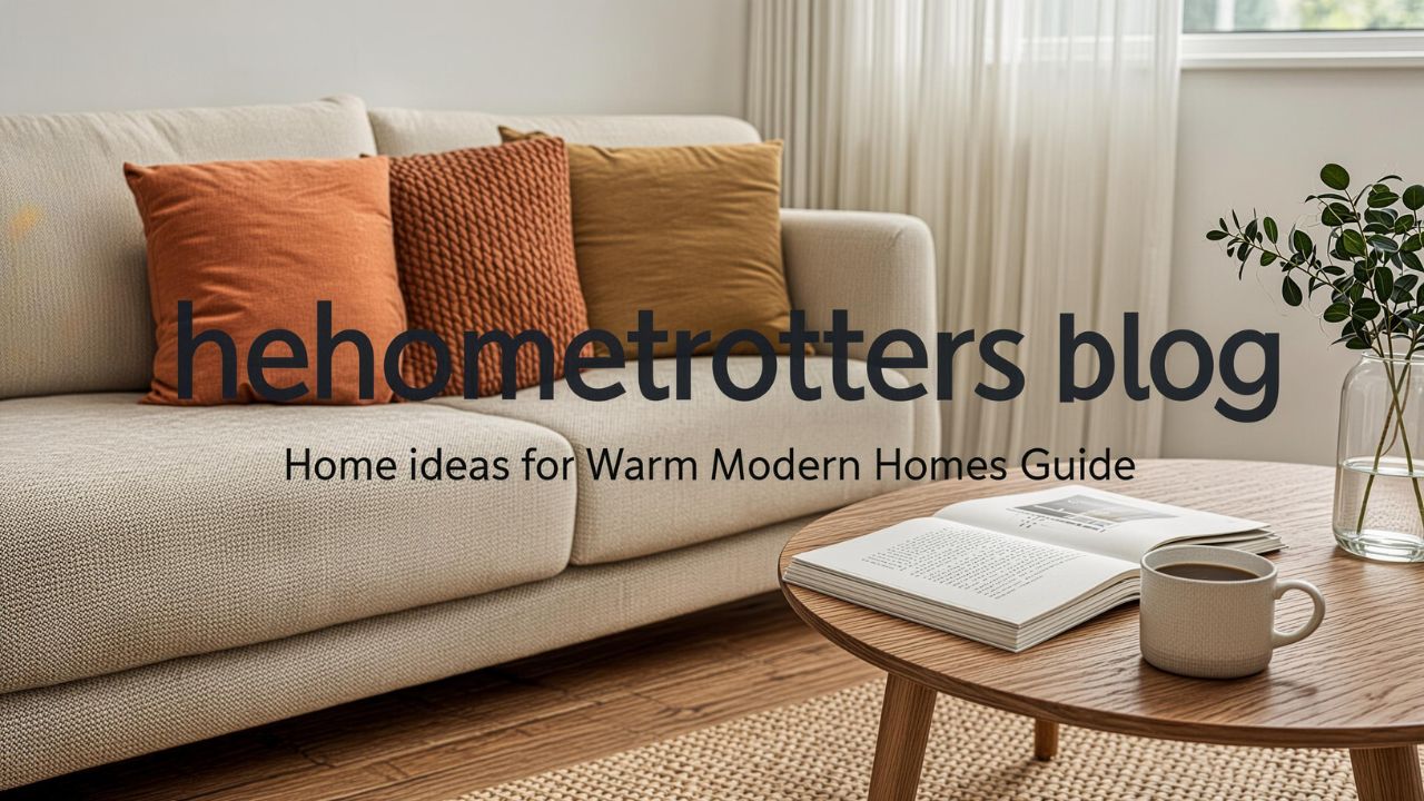 Thehometrotters blog home ideas for Warm Modern Homes Guide